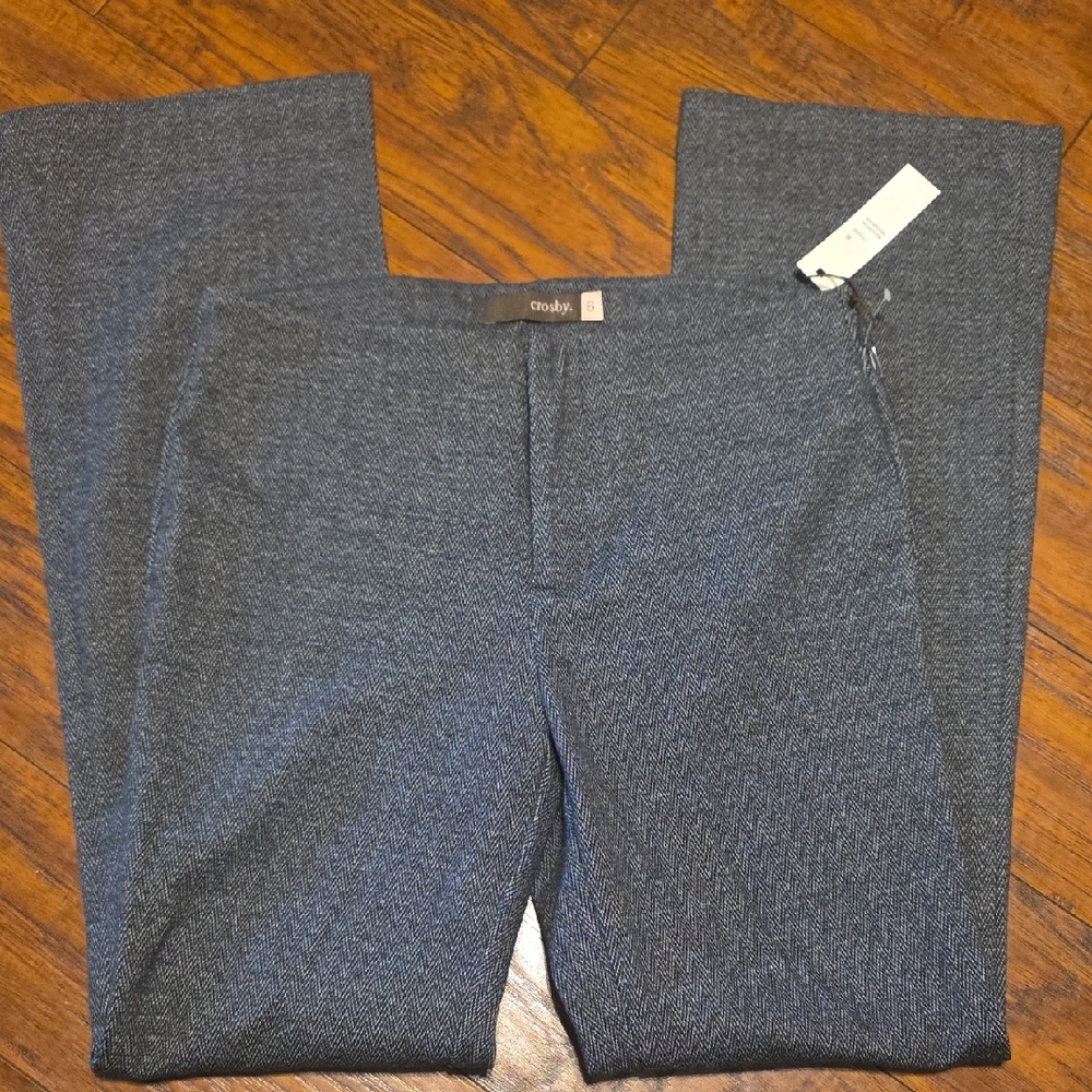 Crosby Charcoal Textured Pants